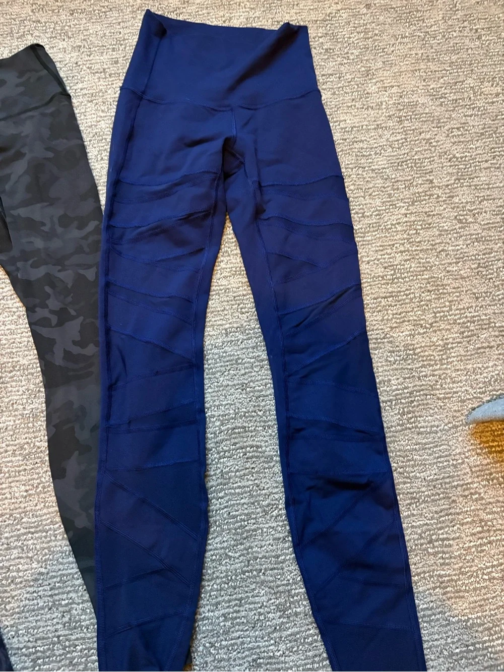 lululemon athletica Bundle- Navy, Black Camo, and Patterned Leggings Trio